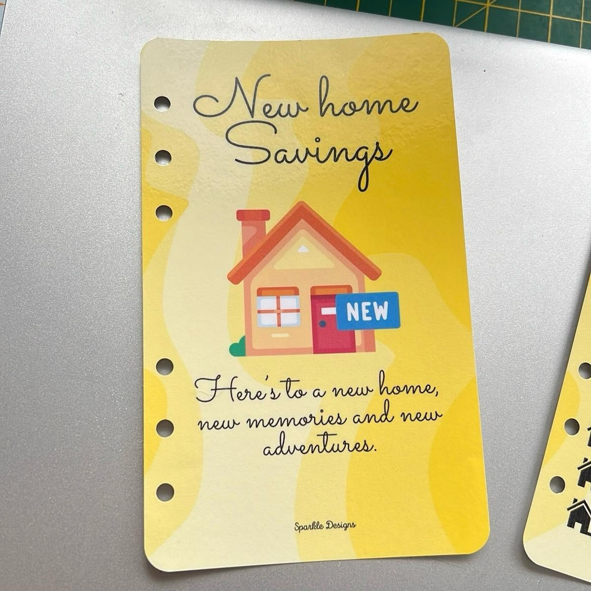 New home savings dashboard