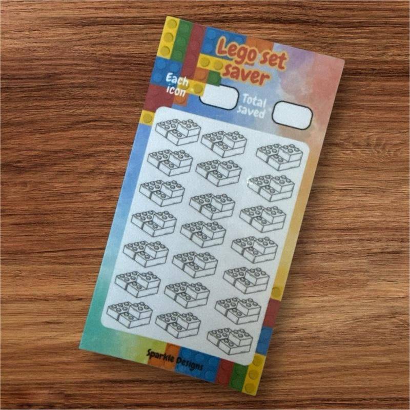 Brick it bright saver -saving challenge tracker -perfect for kids