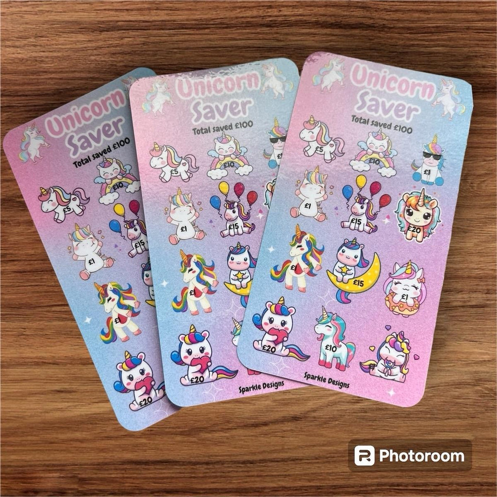 Childrens saving challenge trackers