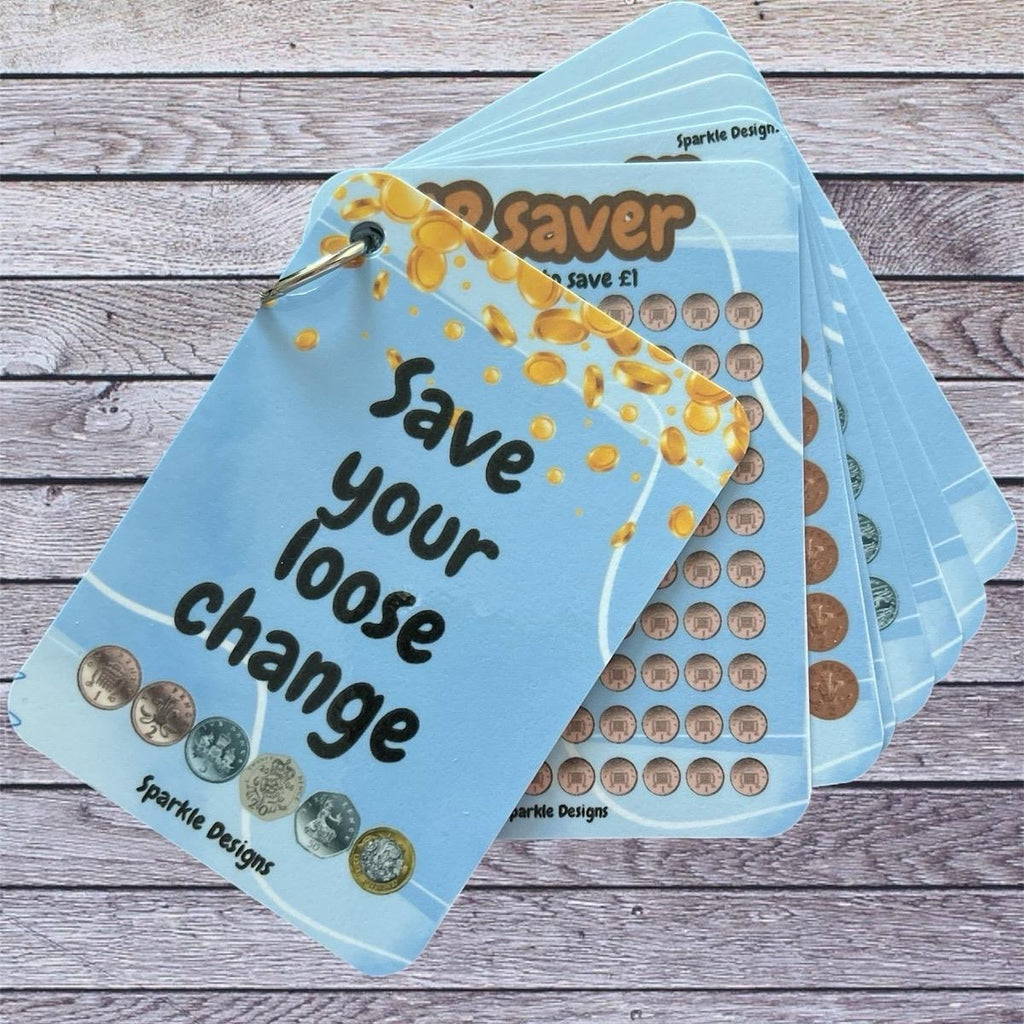 Loose Coins Mini Ring Savings Tracker | Save £72