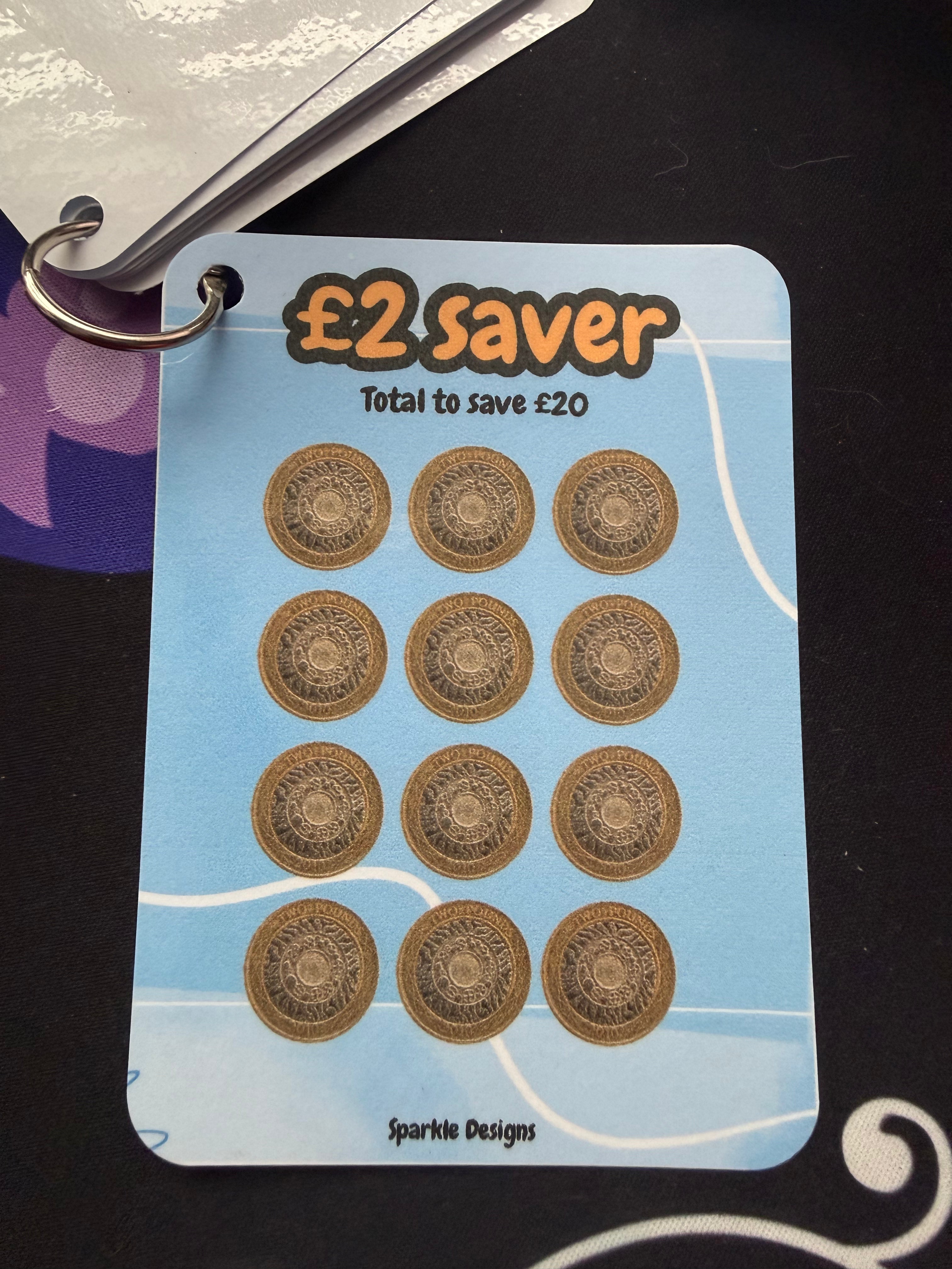 Loose Coins Mini Ring Savings Tracker | Save £72