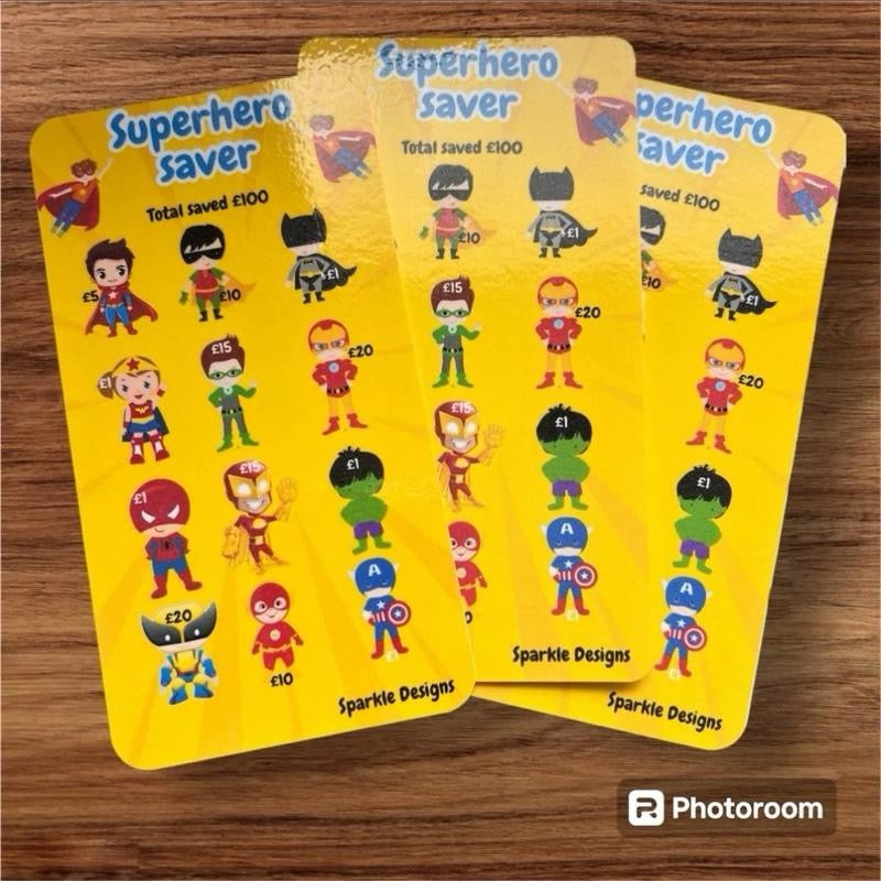 Children's Saving Challenge Trackers for Kids