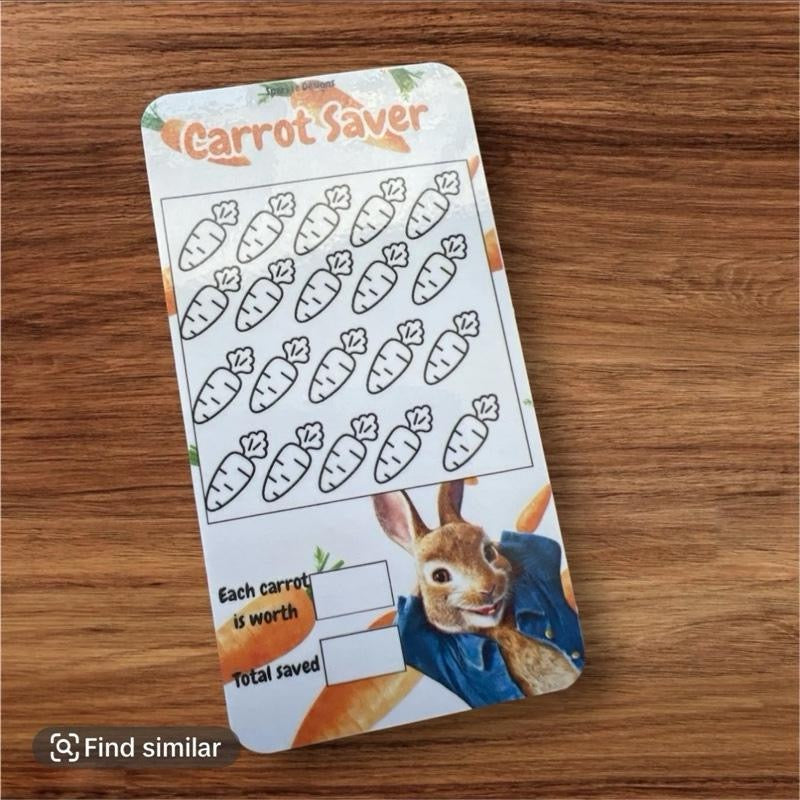 Children's Saving Challenge Trackers for Kids