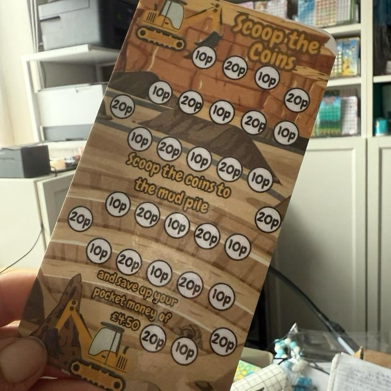 Children's Saving Challenge Trackers for Kids