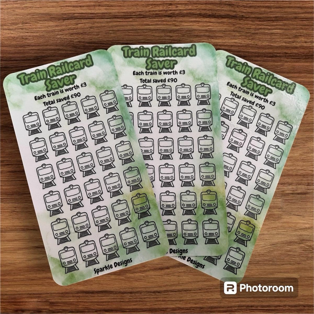 Train railcard saver challenge tracker