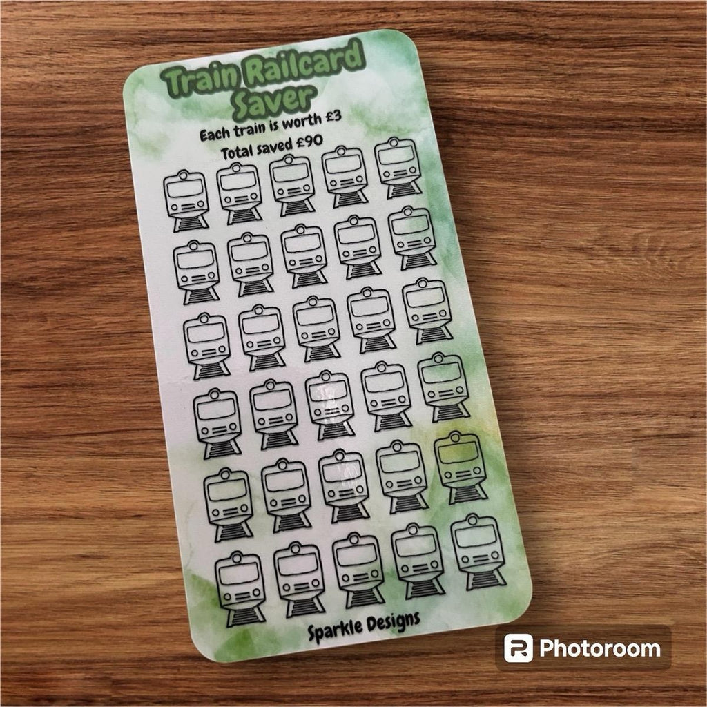 Train railcard saver challenge tracker