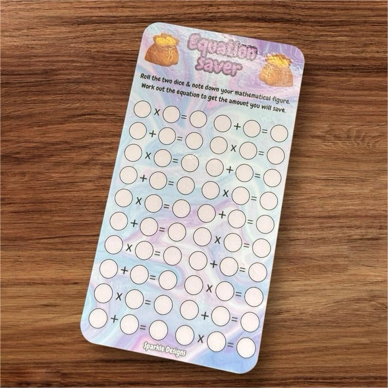 Gaming set of trackers perfect for cash stuffing budget binder saver.